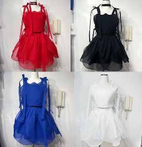 튤립 드레스 SET  (제작기간 6월말 배송)